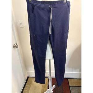 FIGS Women’s Technical Collection Navy Straight Leg Stretch Scrub Pants XSmall